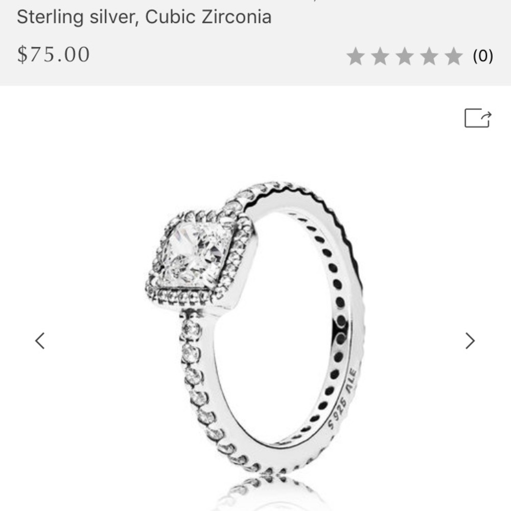 Timeless elegance pandora ring